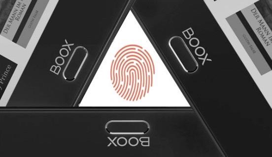 eBookReader Onyx BOOX Max Lumi 2 fingeraftrykssensor